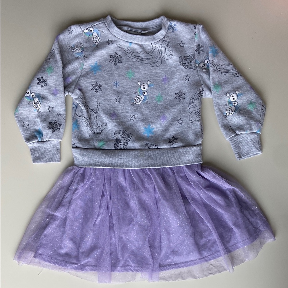 Disney Frozen II Olaf & Anna Tulle Skirt Dress